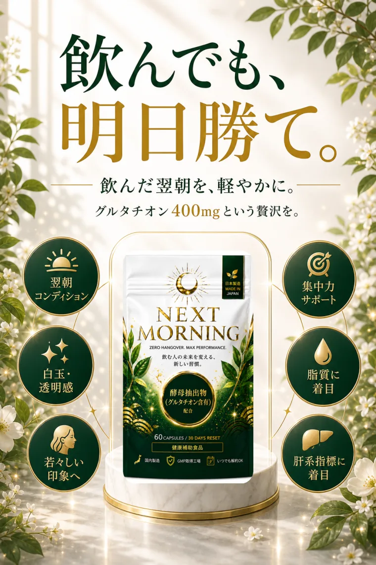 飲んでも、明日勝て。